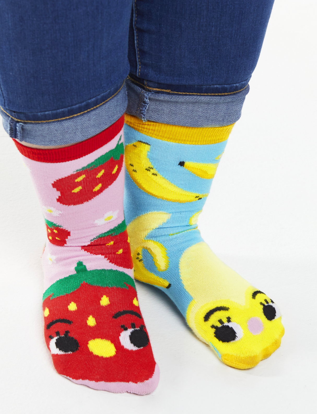 ADULT STRAWBERRY & BANANA SOCKS from Pals Socks