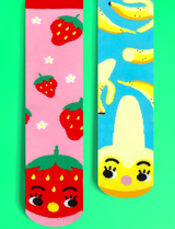 ADULT STRAWBERRY & BANANA SOCKS from Pals Socks