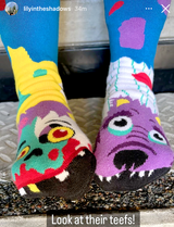 ADULT ZOMBIE & WEREWOLF SOCKS from Pals Socks