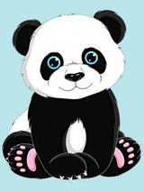 Panda CS303 5.9 x 7.9 inches Crafting Spark Diamond Painting Kit from Wizardi