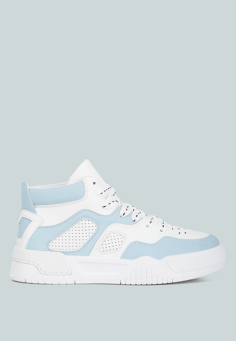 Panelling Detail Ankle Length Sneakers from London Rag International