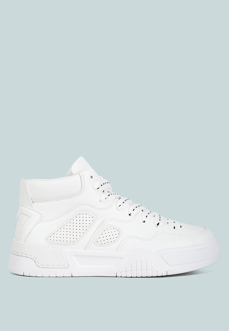 Panelling Detail Ankle Length Sneakers from London Rag International