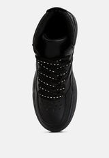 Panelling Detail Ankle Length Sneakers from London Rag International