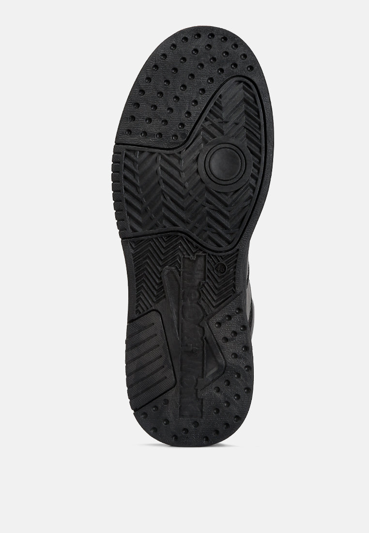 Panelling Detail Ankle Length Sneakers from London Rag International