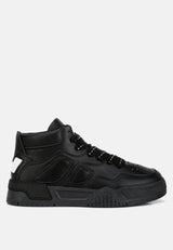 Panelling Detail Ankle Length Sneakers from London Rag International