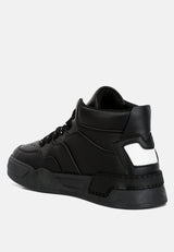 Panelling Detail Ankle Length Sneakers from London Rag International