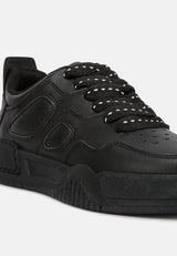 Panelling Detail Flatform Sneakers from London Rag International