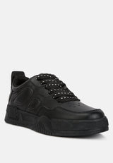 Panelling Detail Flatform Sneakers from London Rag International