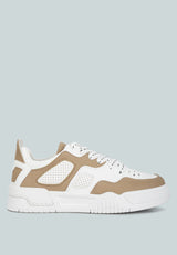 Panelling Detail Flatform Sneakers from London Rag International