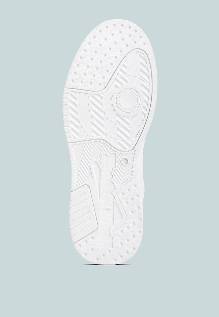Panelling Detail Flatform Sneakers from London Rag International