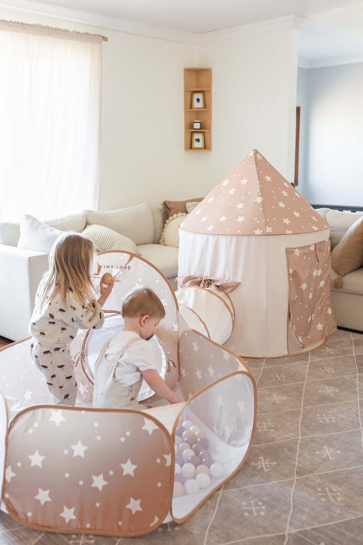 Tiny Land® Compact Adventure 3-in-1 Play Tunnel With no Balls From Tiny Land