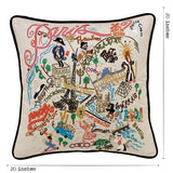 Paris Hand-Embroidered Pillow from Quirks!