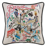 Paris Hand-Embroidered Pillow from Quirks!