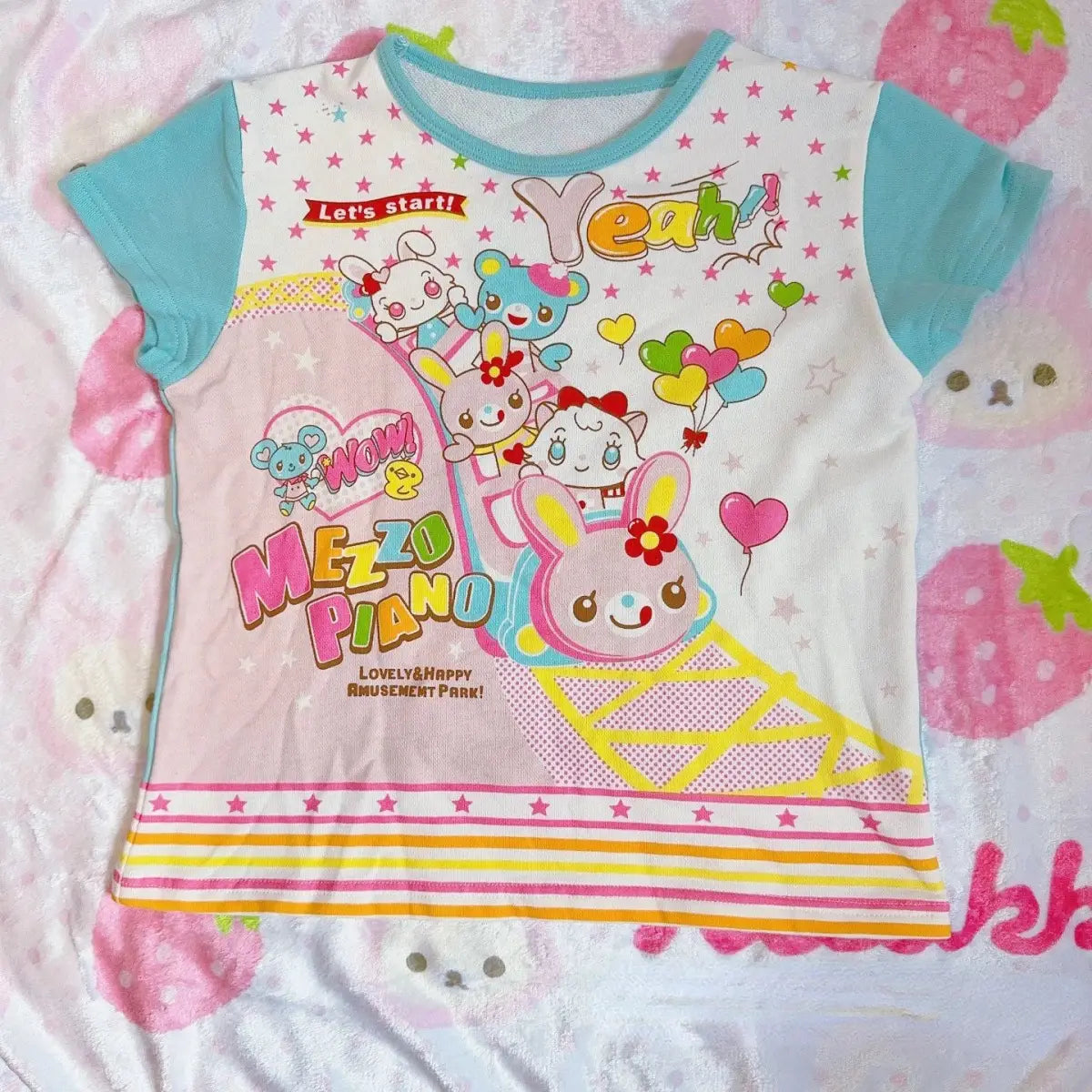 Pastel Kawaii Harajuku Crop Top – Cartoon Print Y2K Aesthetic Tee From Kawaii Stop