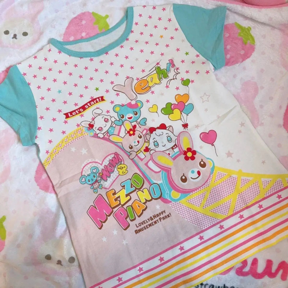 Pastel Kawaii Harajuku Crop Top – Cartoon Print Y2K Aesthetic Tee From Kawaii Stop