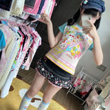 Pastel Kawaii Harajuku Crop Top – Cartoon Print Y2K Aesthetic Tee From Kawaii Stop