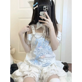 Pastel Menhera Off The Shoulder Tee From Kawaii Stop