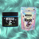 Pastel Teal Hair Dye Bundle: Riptide + Pastel Magic from Medusa's Makeup