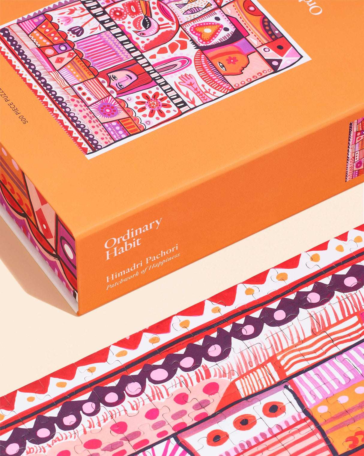 Patchwork of Happiness Puzzle from Ordinary Habit