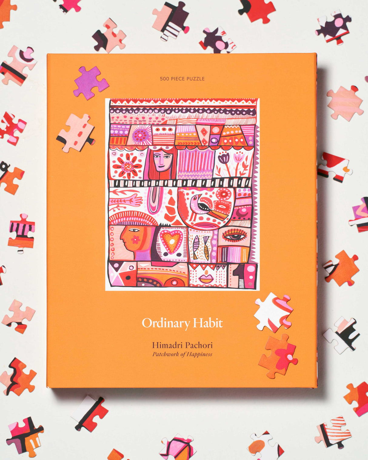 Patchwork of Happiness Puzzle from Ordinary Habit