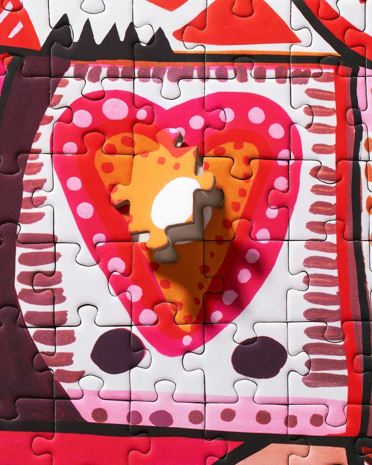 Patchwork of Happiness Puzzle from Ordinary Habit