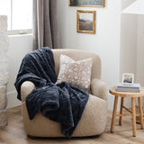 PATTERNED FAUX FUR THROW BLANKETS From Saranoni