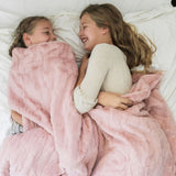 PATTERNED FAUX FUR XL THROW BLANKETS From Saranoni