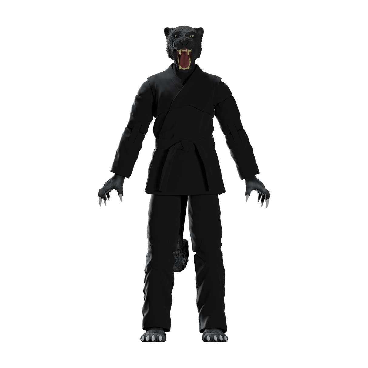 Zoo Jitsu Fighters Paulo the Panther Action Figure from Icon Heroes