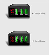 PBG 3 port LED Display Wall Charger and XL10FT Charger Compatible for Iphone Cable Bundle from PremiumBrandGoods