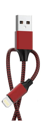 PBG 3 Port White USB Fast LED Car Charger and Charger Compatible for Iphone USB Cable Combo from PremiumBrandGoods