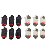 PBG Children Cotton Blend Low Cut Socks, 2-4 Size, Black & White, Seamless, 6 or 12 Pack from PremiumBrandGoods