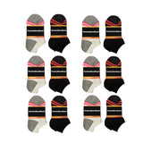 PBG Children Cotton Blend Low Cut Socks, 2-4 Size, Black & White, Seamless, 6 or 12 Pack from PremiumBrandGoods