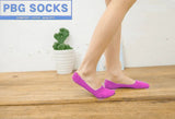 PBG Best Cotton No Show Socks for Women, Multi-Color, 9-11 Sized, 6 and 12 Pairs from PremiumBrandGoods