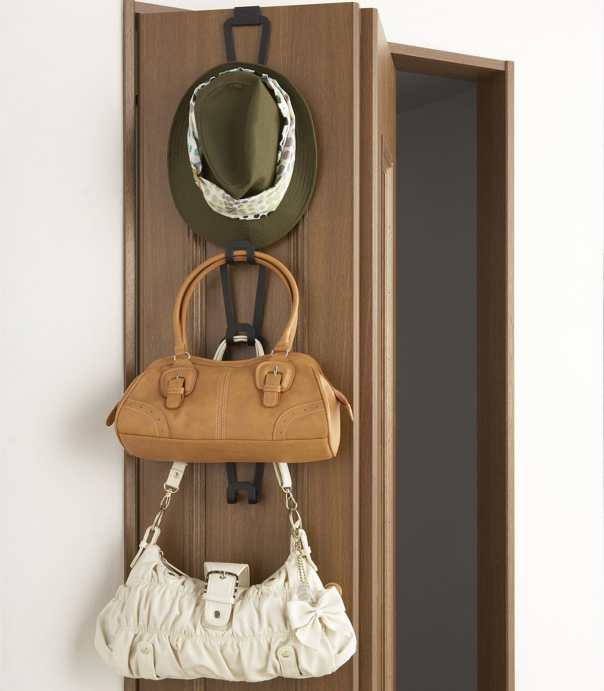 Cascading Storage Hooks - Steel from Yamazaki Home