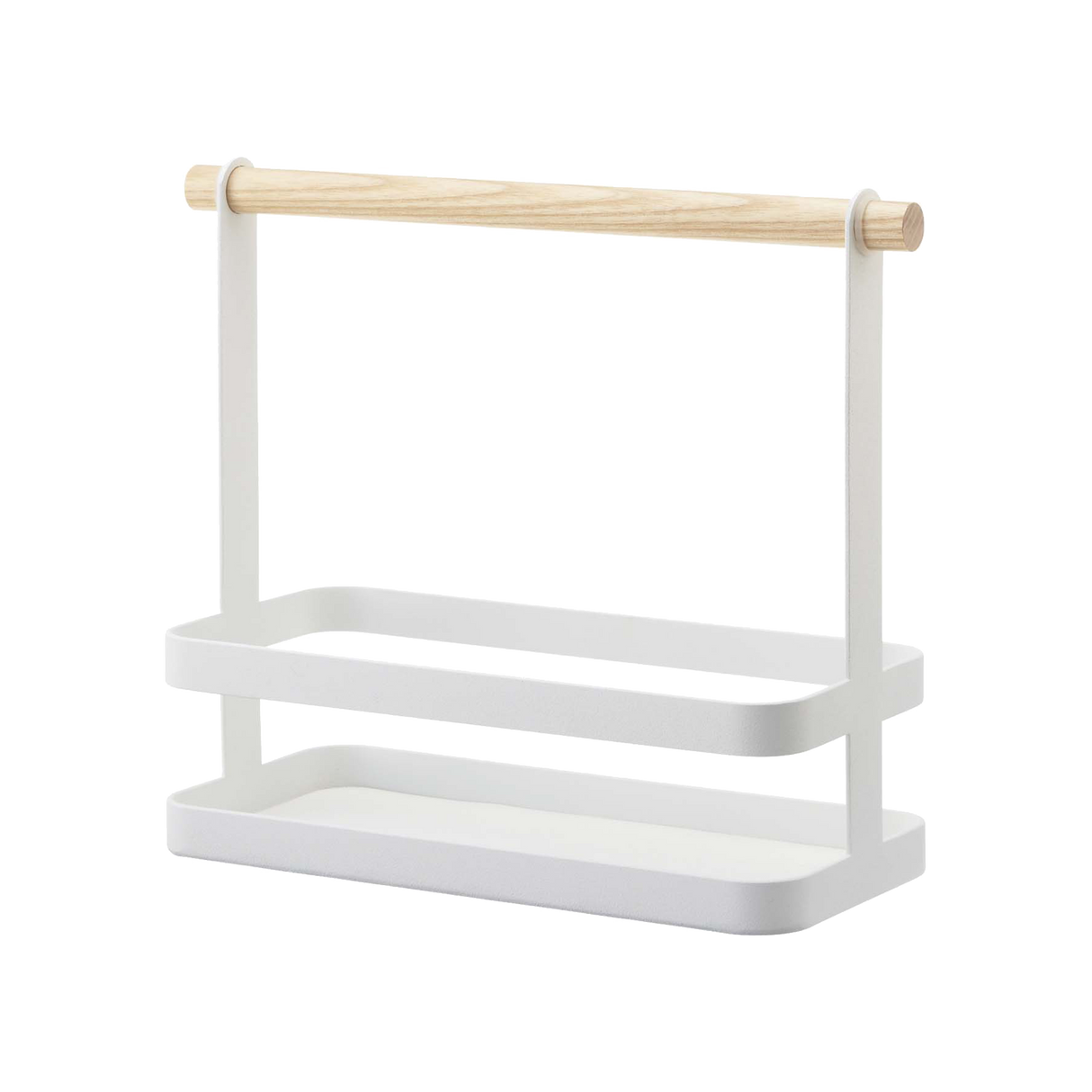 Tabletop Storage Caddy - Steel + Wood from Yamazaki Home