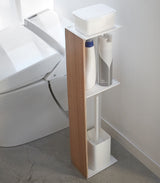 Bathroom Organizer - Steel + Wood from Yamazaki Home
