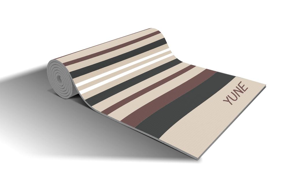 Yoga Mat | 6mm Thick | Tan | Non-Slip | Eco Friendly | Yune Yoga | PD46 from Yune Yoga