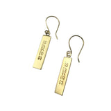 Peace Bar Earrings from SLATE + SALT