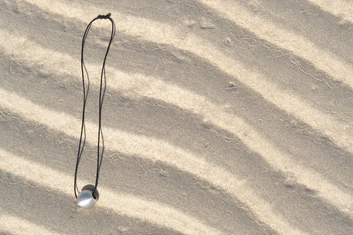Recycled Bombshell Ball Necklace from SLATE + SALT