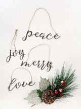 Peace Christmas Ornament From Jubilee Trading Company