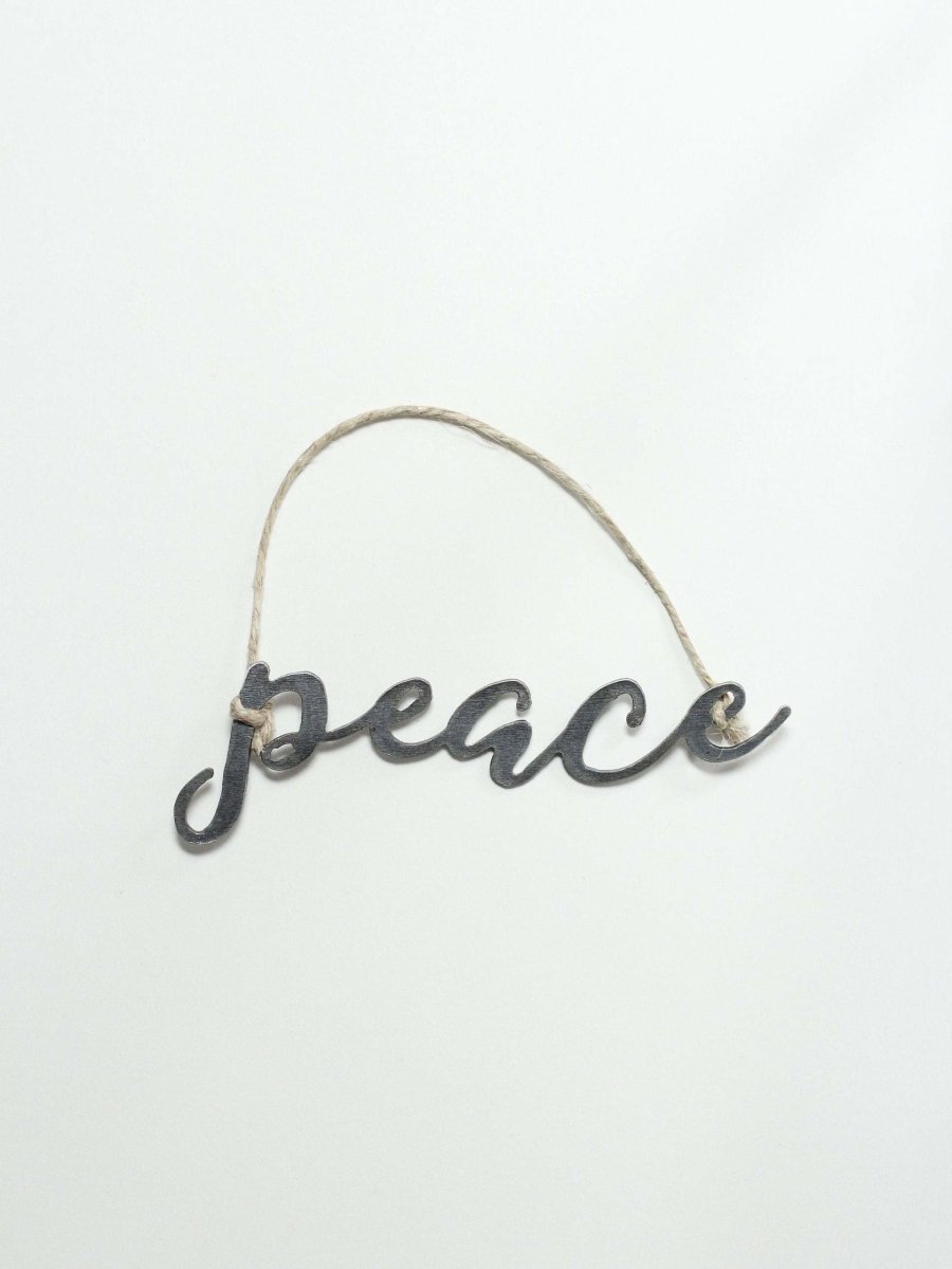 Peace Christmas Ornament From Jubilee Trading Company