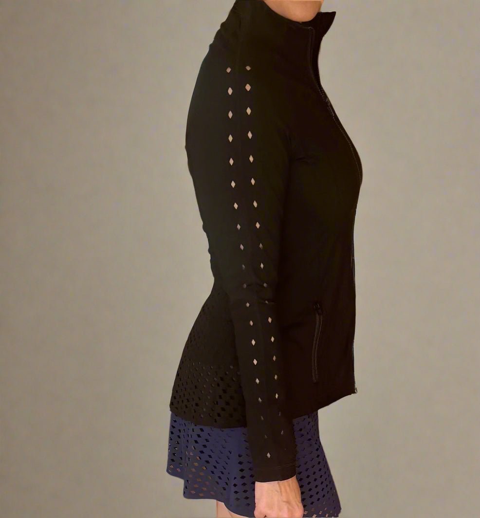 Peplum Laser Jacket from Nikkib Sportswear