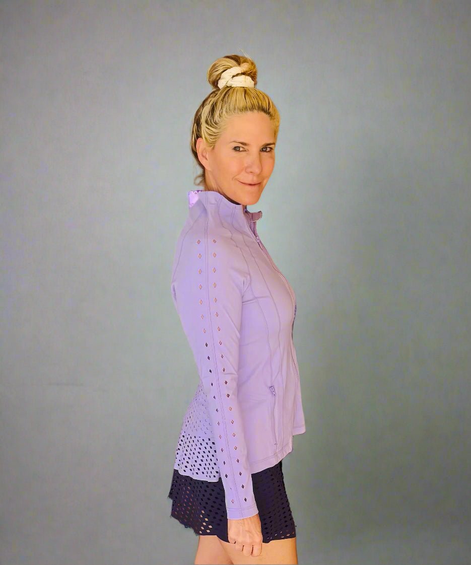 Peplum Laser Jacket from Nikkib Sportswear