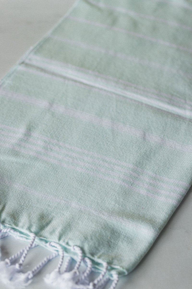 Perfect Classic Hand Towel Collection – 20”x40” Lightweight Organic Turkish Cotton Towels from The Bali Market