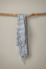 Perfect Classic Hand Towel Collection – 20”x40” Lightweight Organic Turkish Cotton Towels from The Bali Market