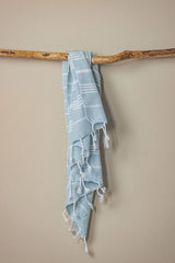 Perfect Classic Hand Towel Collection – 20”x40” Lightweight Organic Turkish Cotton Towels from The Bali Market