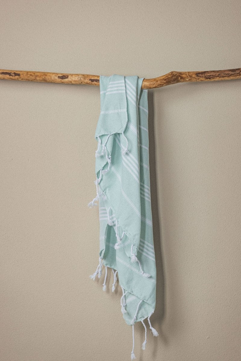Perfect Classic Hand Towel Collection – 20”x40” Lightweight Organic Turkish Cotton Towels from The Bali Market