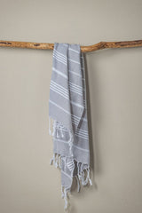 Perfect Classic Hand Towel Collection – 20”x40” Lightweight Organic Turkish Cotton Towels from The Bali Market