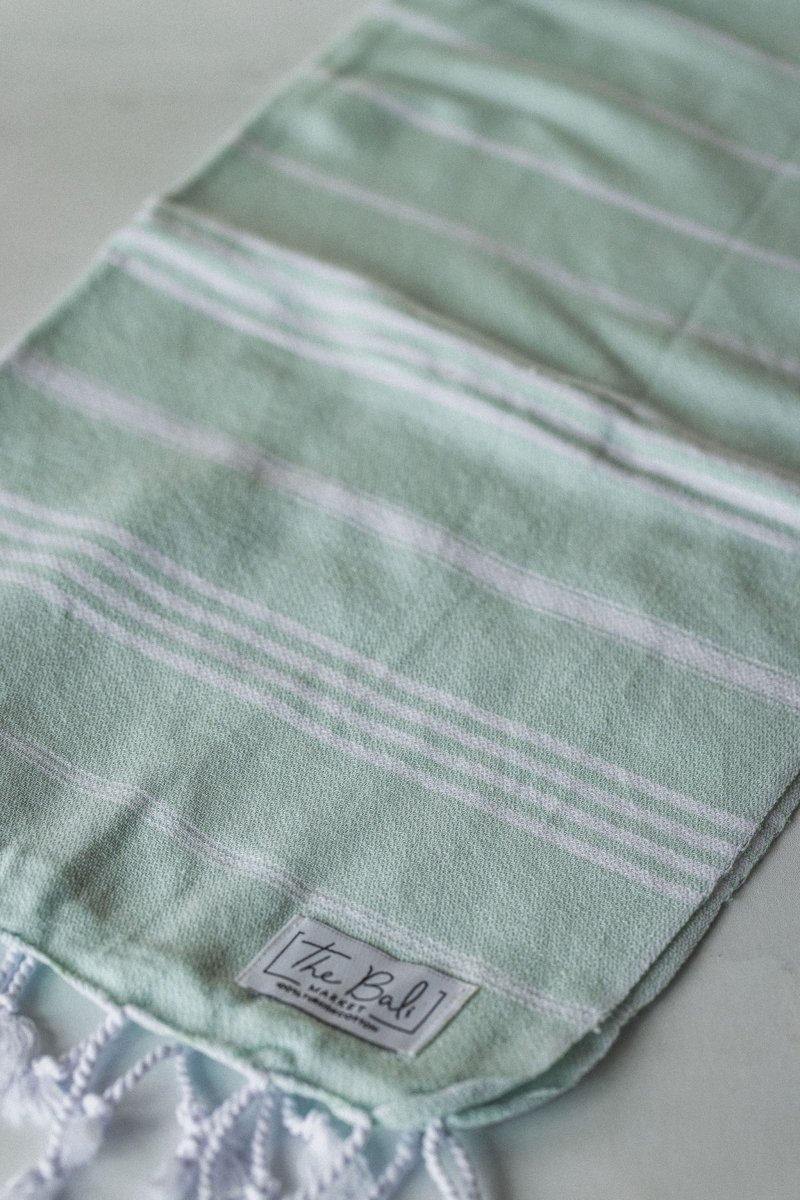 Perfect Classic Hand Towel Collection – 20”x40” Lightweight Organic Turkish Cotton Towels from The Bali Market