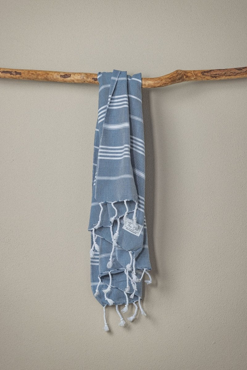 Perfect Classic Hand Towel Collection – 20”x40” Lightweight Organic Turkish Cotton Towels from The Bali Market